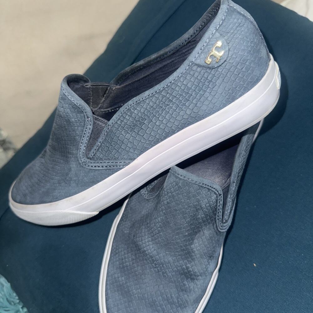 Tory Burch Blue Slip-On Sneakers